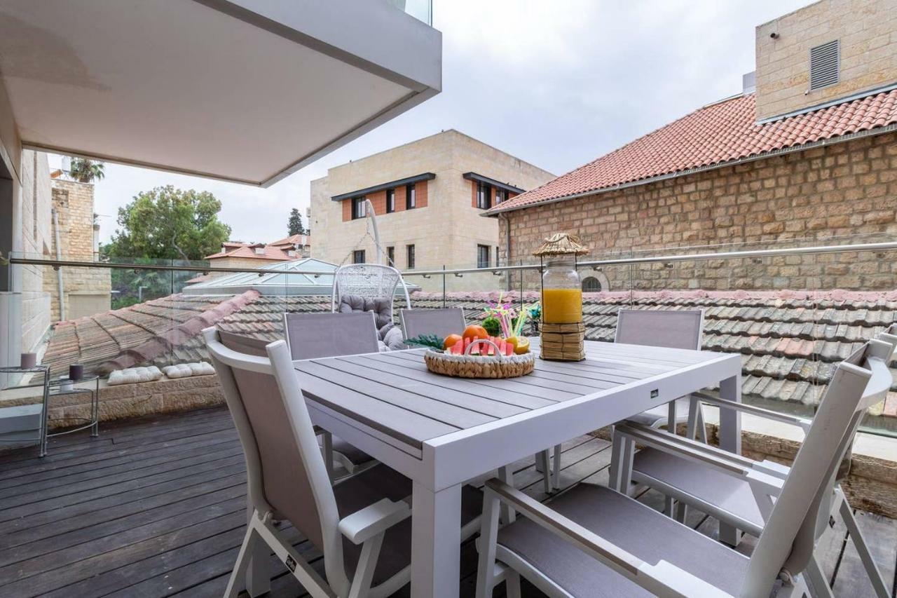 King David Residence Luxury 4 Bd/Pool/Gym/Parking Baitulmaqdis Luaran gambar